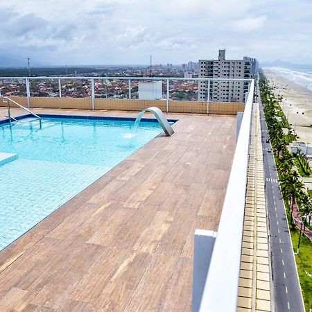 Apto C Wi-Fi A Beira-Mar Na Praia Jardim Real Sp Apartment Praia Grande  Ngoại thất bức ảnh