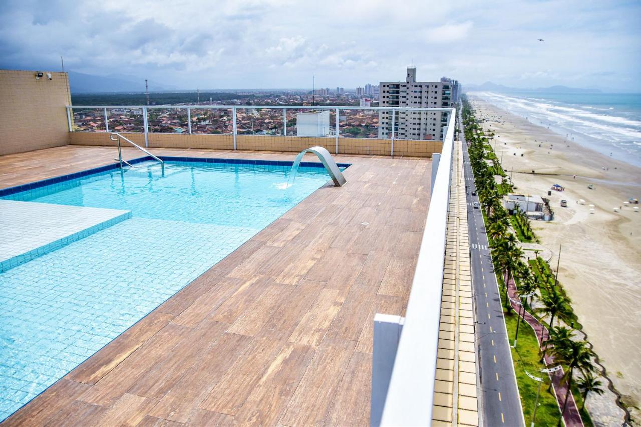 Apto C Wi-Fi A Beira-Mar Na Praia Jardim Real Sp Apartment Praia Grande  Ngoại thất bức ảnh