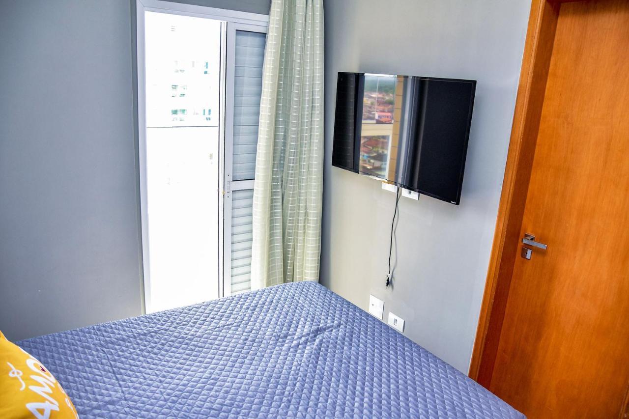 Apto C Wi-Fi A Beira-Mar Na Praia Jardim Real Sp Apartment Praia Grande  Ngoại thất bức ảnh