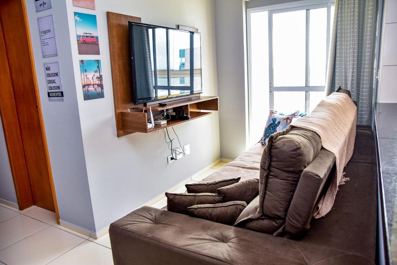 Apto C Wi-Fi A Beira-Mar Na Praia Jardim Real Sp Apartment Praia Grande  Ngoại thất bức ảnh