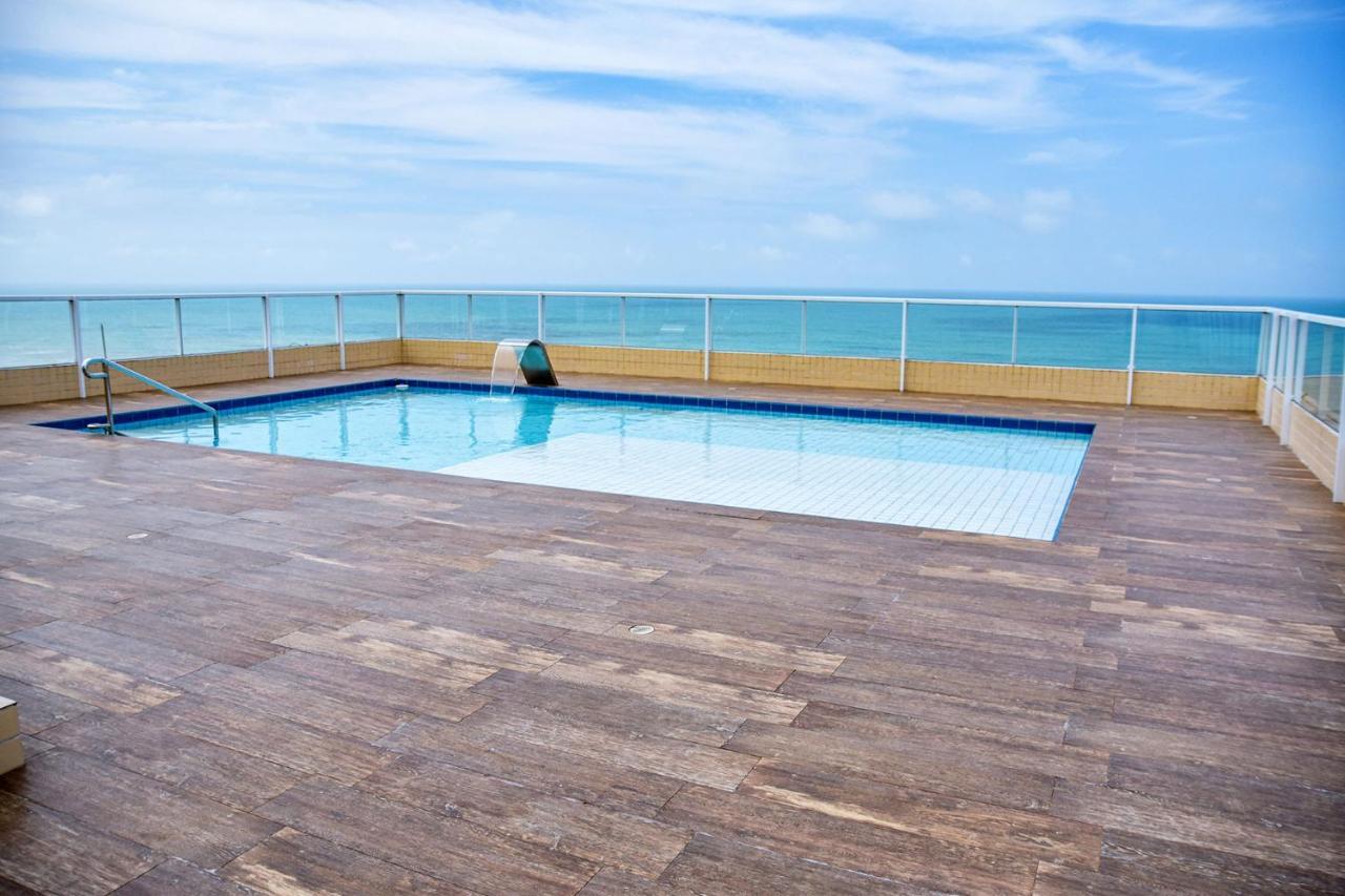 Apto C Wi-Fi A Beira-Mar Na Praia Jardim Real Sp Apartment Praia Grande  Ngoại thất bức ảnh