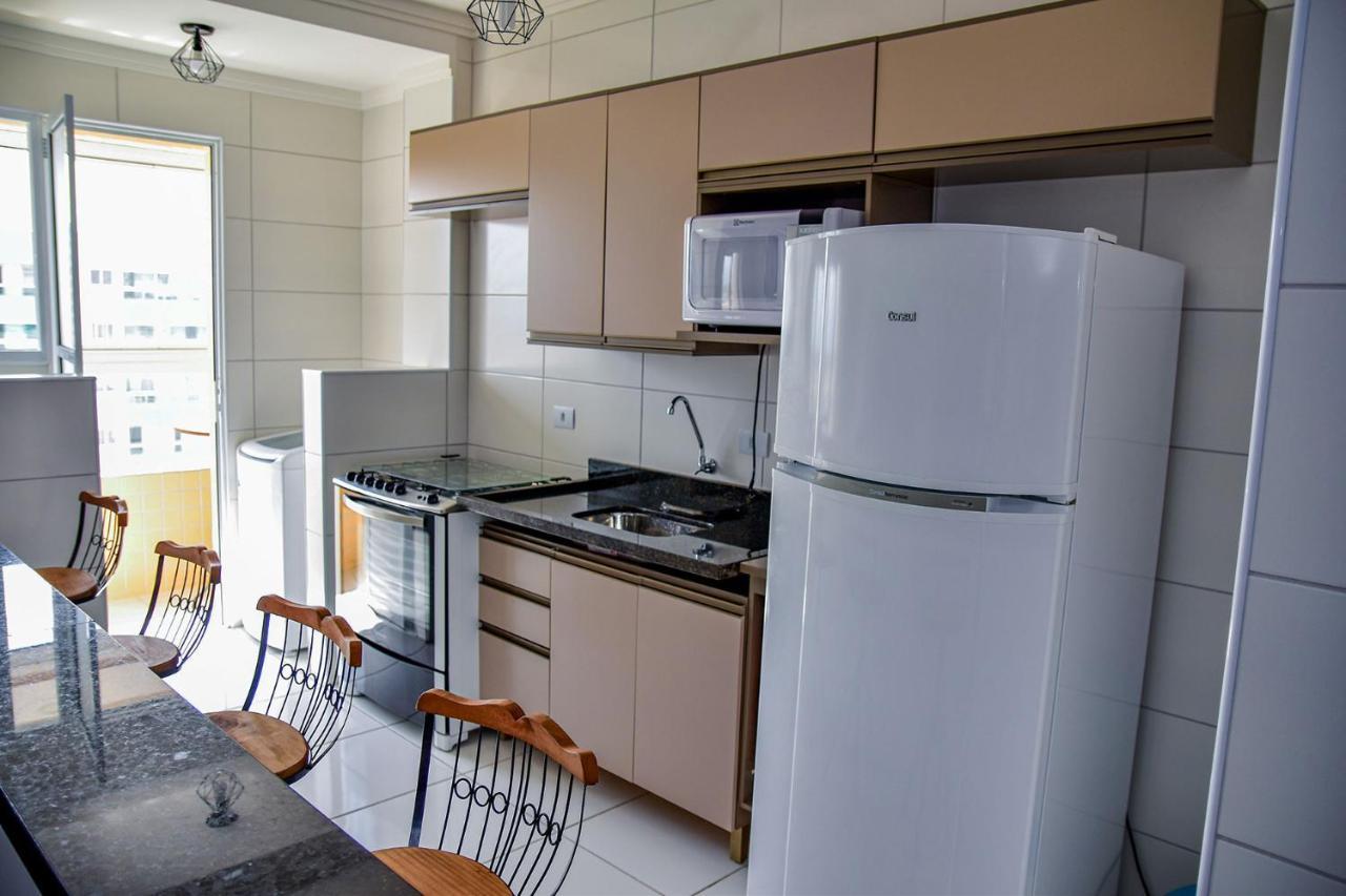 Apto C Wi-Fi A Beira-Mar Na Praia Jardim Real Sp Apartment Praia Grande  Ngoại thất bức ảnh